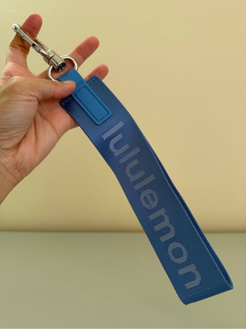 lululemon never lost keychain
